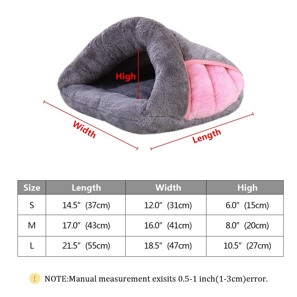 Warm Cat Bed Pet Puppy Cat House Winter Dog Cat Cushion Mat Indoor Basket Cave Kennel Nest Cats Products For Pets Cama de Gato - Pampered Pets