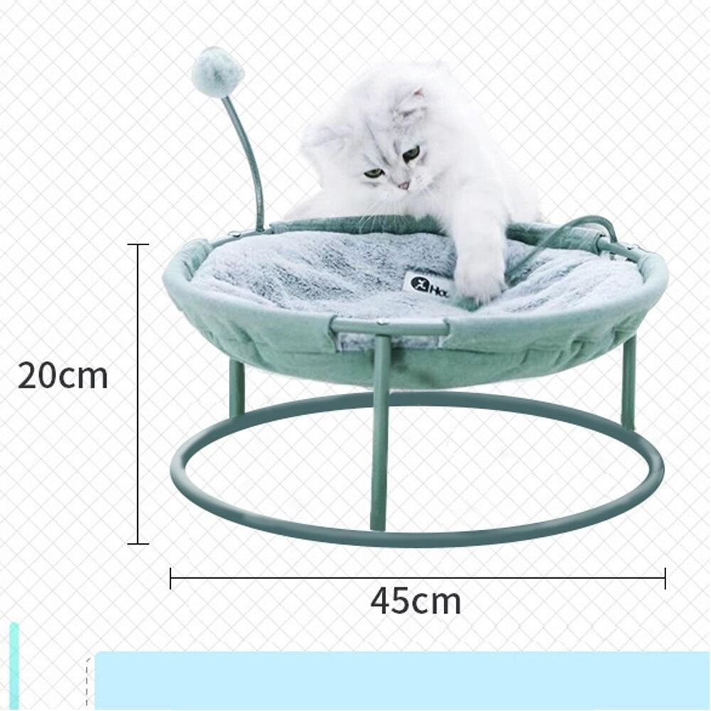 SHUANGMAO Cat Bed House Pet Small Cats Hammock Beds Mat for Kitten Window Lounger Indoor Nest Kennel Sleeping Puppy Cushion - Pampered Pets