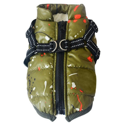 Winter Dog Clothes Waterproof Pet Warm Padded Vest Zipper Jacket Coat For Small Medium Large Dogs Chihuahua Pug Ropa Para Perros - Pampered Pets