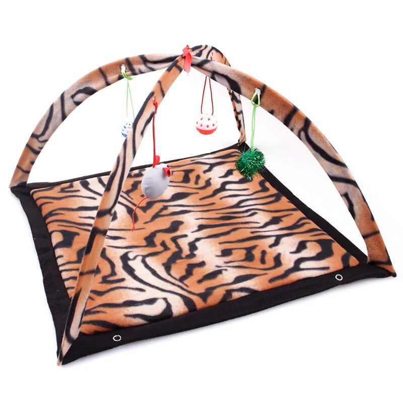 Cat Toys Portable Cat Tent Funny Pet Toys Mobile Activity Pets Play Bed Toys Cat Play Mat Blanket House Foldable Kitten Tents - Pampered Pets