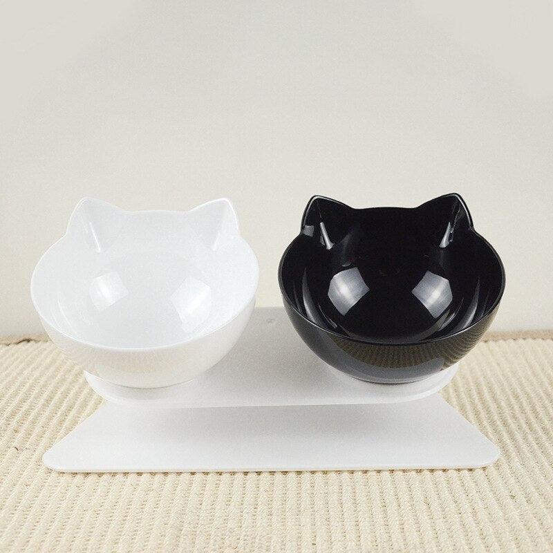 HOOPET Pet Bowl Non-slip Double Cat Bowl Dog Bowl With Raised Stand Food Water Feeder For Cats For Dogs Pets Supplies - Pampered Pets