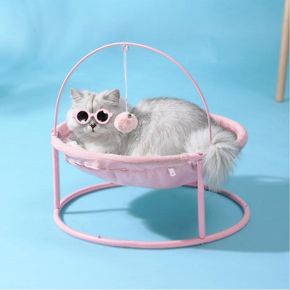 SHUANGMAO Cat Bed House Pet Small Cats Hammock Beds Mat for Kitten Window Lounger Indoor Nest Kennel Sleeping Puppy Cushion - Pampered Pets