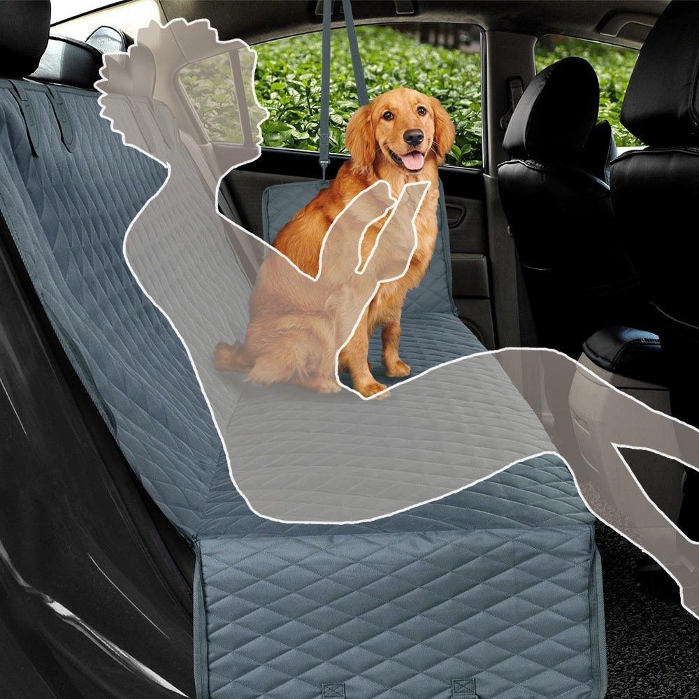 PETRAVEL Dog Car Seat Cover Waterproof Pet Travel Dog Carrier Hammock Car Rear Back Seat Protector Mat Safety Carrier For Dogs - Pampered Pets