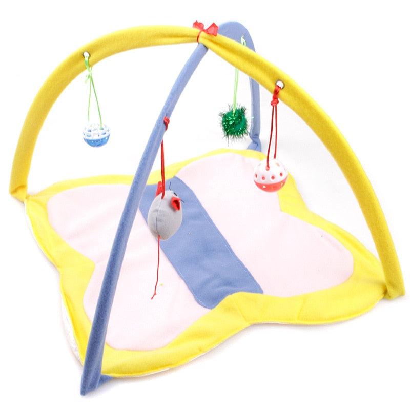 Cat Toys Portable Cat Tent Funny Pet Toys Mobile Activity Pets Play Bed Toys Cat Play Mat Blanket House Foldable Kitten Tents - Pampered Pets