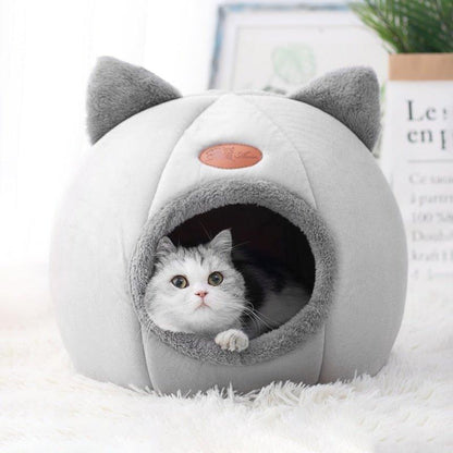 New Deep Sleep Comfort In Winter Cat Bed Iittle Mat Basket Small Dog House Products Pets Tent Cozy Cave Nest Indoor Cama Gato - Pampered Pets