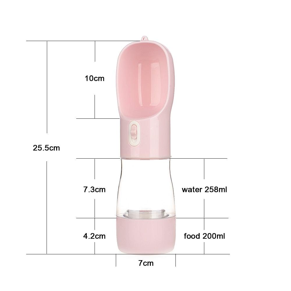 Hoopet Huisdier Fles Hond Water Feeder Kom Draagbare Water Voedsel Fles Huisdieren Outdoor Reizen Drinken Hond Kommen Water Kom Voor honden - Pampered Pets