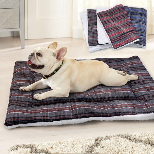 Warm Dog Bed Soft Fleece Pet Bed Mat Puppy Cat Sleeping Cushion House Winter Pets Dog Blanket For Small Large Dogs Cats Kennel - Pampered Pets