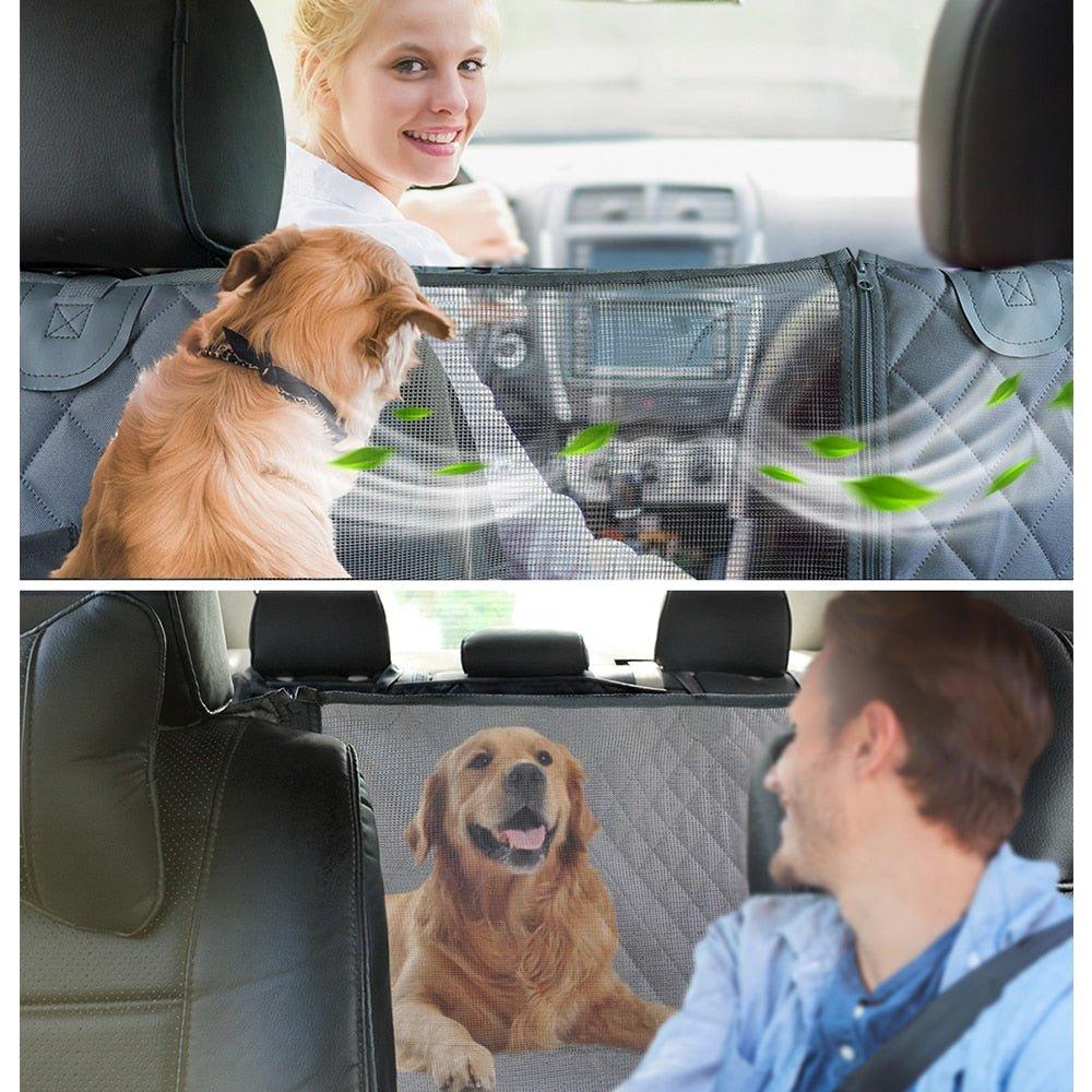 PETRAVEL Dog Car Seat Cover Waterproof Pet Travel Dog Carrier Hammock Car Rear Back Seat Protector Mat Safety Carrier For Dogs - Pampered Pets