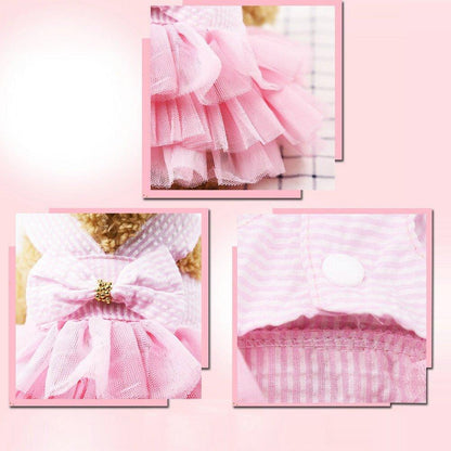 Puppy Pet Dogs Clothes Summer Dog Costume Sling Sweetly Princess Dress Teddy Party Birthday Decor Bow Knot Dress For Small Dog - Pampered Pets