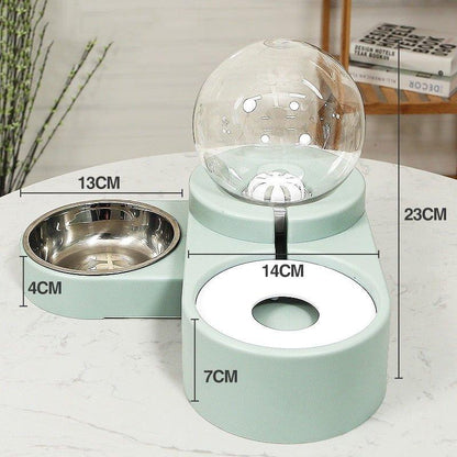 Hoopet Cat Bowl Dog Water Feeder Bowl Cat Kitten Drinking Fountain Food Dish Pet Bowl Goods - Pampered Pets