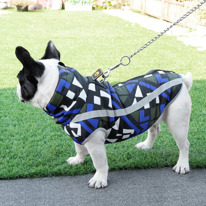 Pet French Bulldog Dog Coat Winter Waterproof Dog Jacket | Pampered Pets