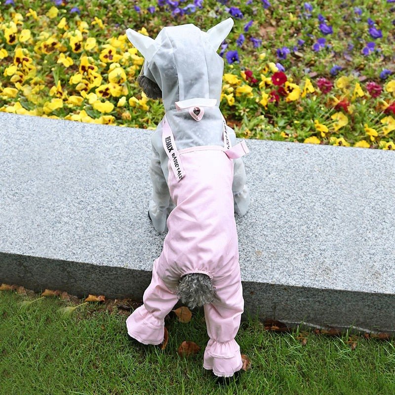 HOOPET Pet Dog Raincoat Clothes Waterproof Rain Jumpsuit For Small Dogs Outdoor Pet Clothing Coat Pet Supplies | Pampered Pets