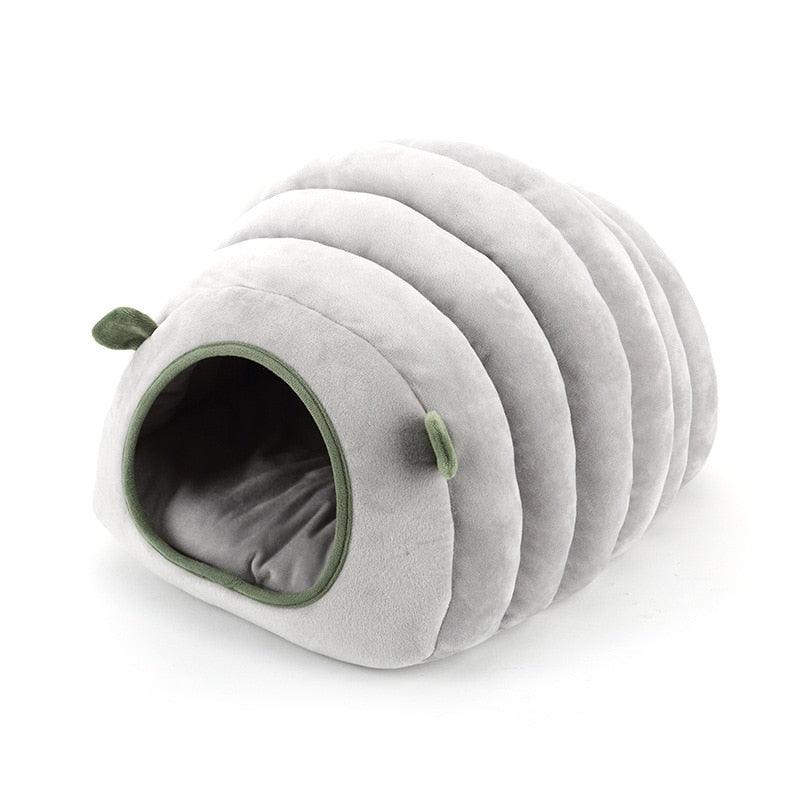 SHUANGMAO 3 Styles Cat Bed House Pet Winter Collapsible Plush Cat's Nest For Indoor Small Dogs Mat Warm Cave Sleeping Products - Pampered Pets