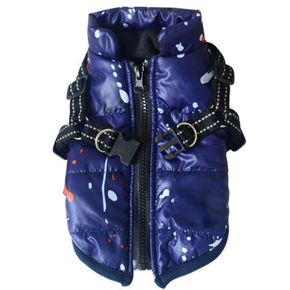 Winter Dog Clothes Waterproof Pet Warm Padded Vest Zipper Jacket Coat For Small Medium Large Dogs Chihuahua Pug Ropa Para Perros - Pampered Pets