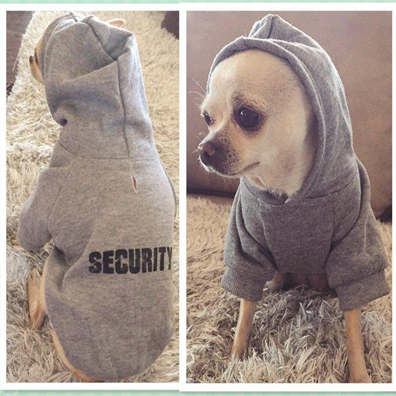 Security Dog Clothes for a Small Dog Coat Clothing for Pets Large Dogs Jacket Chihuahua Clothes Hoodies Pet Products Outfit 48 - Pampered Pets