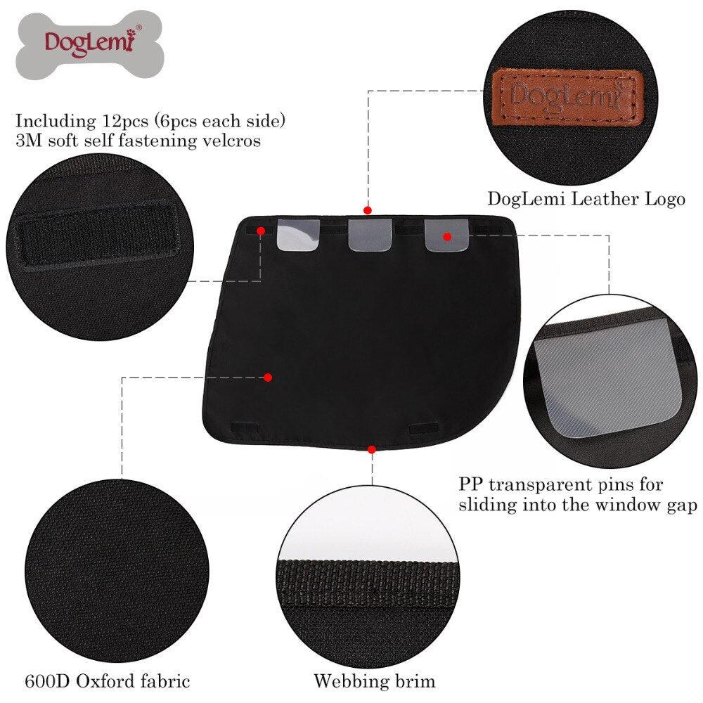 DogLemi 2pcs Pet Dog Car Door Cover Protector Waterproof 600D Oxford cloth Protection Mats Non-slip Scratch Guard for Pets dog - Pampered Pets