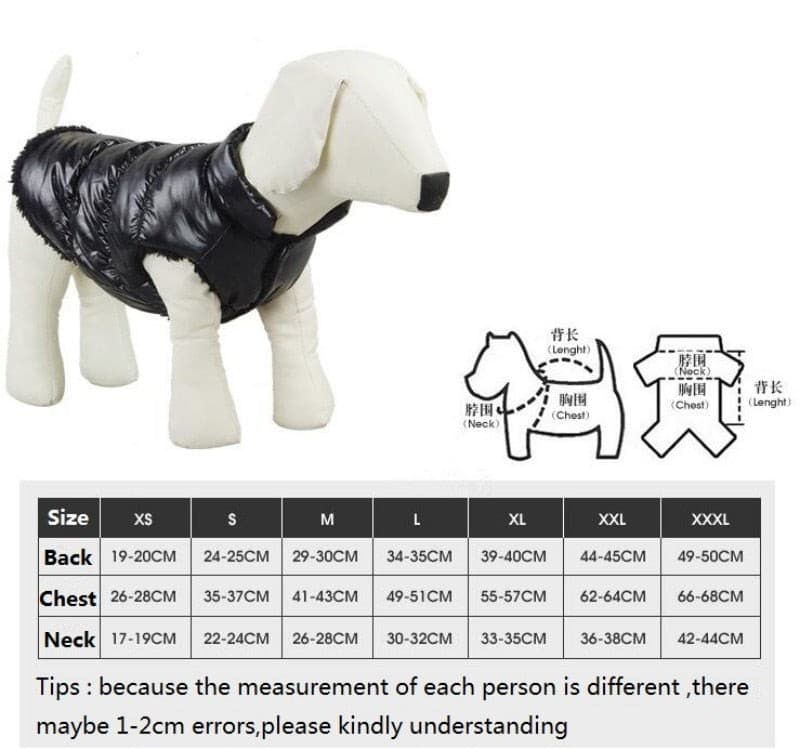 Warm Dog Clothes Winter Fleece Inside Bulldog Pet Vest Puppy Outfit Dog Jackets Windproof 8 Color Clothes for Medium Large Dogs - Pampered Pets