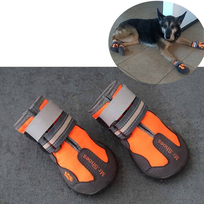 Pet Dog Shoes For Sports Mountain Wearable For Pets PVC Soles Waterproof Reflective Dog Boots Perfect for Small Medium Large Dog | Pampered Pets