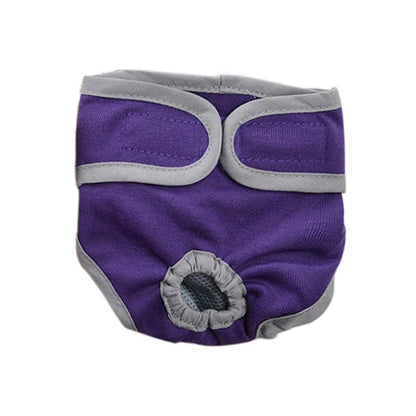 Pet Physiological Pants Diaper Sanitary Washable Female For Small Dog Panties Shorts Puppy Underwear Short Diaper Pet Underwear - Pampered Pets