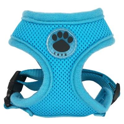 Dog Harness Paw Adjustable Soft Breathable Cat Control Nylon Mesh Vest Harness for Pet Puppy Collar Chest Strap - Pampered Pets