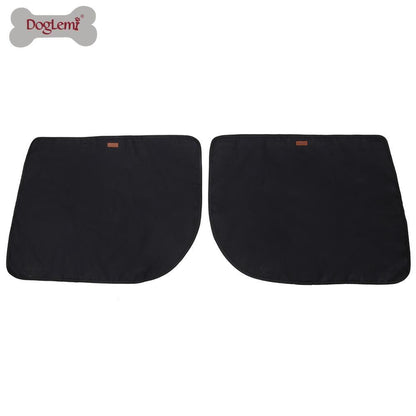 DogLemi 2pcs Pet Dog Car Door Cover Protector Waterproof 600D Oxford cloth Protection Mats Non-slip Scratch Guard for Pets dog - Pampered Pets