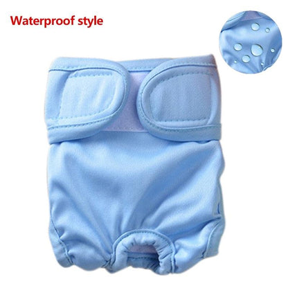 Pet Physiological Pants Diaper Sanitary Washable Female For Small Dog Panties Shorts Puppy Underwear Short Diaper Pet Underwear - Pampered Pets