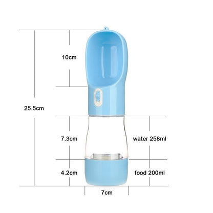 Hoopet Huisdier Fles Hond Water Feeder Kom Draagbare Water Voedsel Fles Huisdieren Outdoor Reizen Drinken Hond Kommen Water Kom Voor honden - Pampered Pets