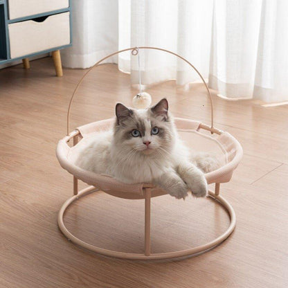 SHUANGMAO Cat Bed House Pet Small Cats Hammock Beds Mat for Kitten Window Lounger Indoor Nest Kennel Sleeping Puppy Cushion - Pampered Pets