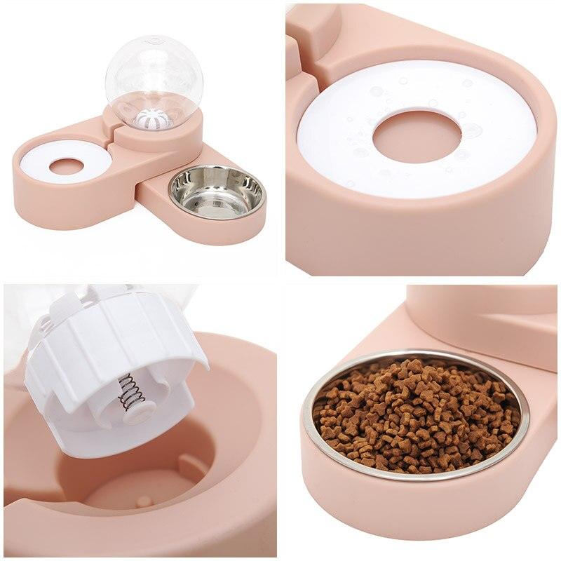 Hoopet Cat Bowl Dog Water Feeder Bowl Cat Kitten Drinking Fountain Food Dish Pet Bowl Goods - Pampered Pets