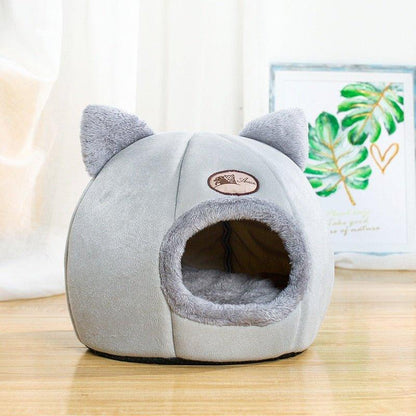 New Deep Sleep Comfort In Winter Cat Bed Iittle Mat Basket Small Dog House Products Pets Tent Cozy Cave Nest Indoor Cama Gato - Pampered Pets