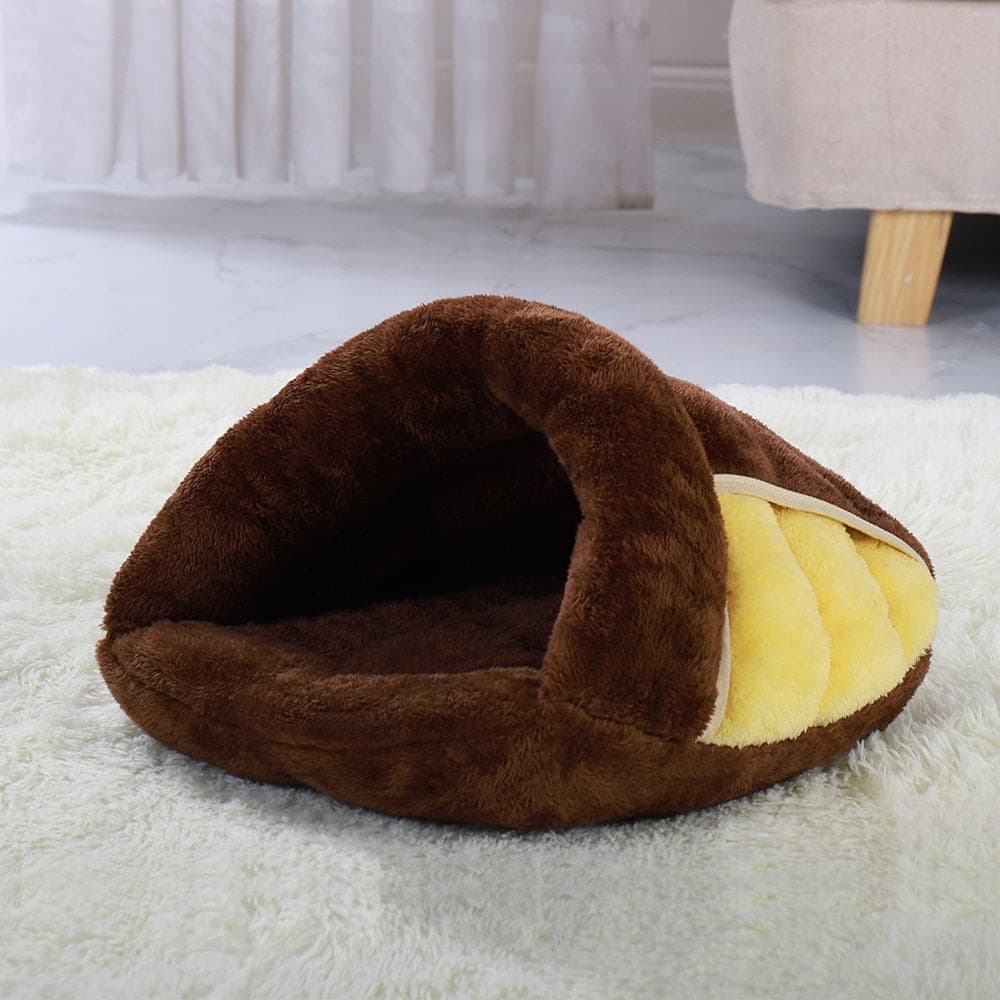 Warm Cat Bed Pet Puppy Cat House Winter Dog Cat Cushion Mat | Pampered Pets