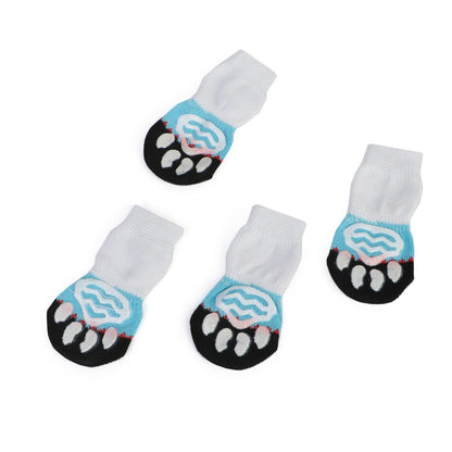 Pets anti-Slip socks set for small dog cats puppy warm calcetines de perro para skarpetki pieski Meias pet szczeniak skarpetka - Pampered Pets