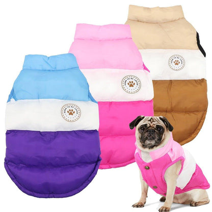 Warm Dog Clothes For French Bulldog Pug Chihuahua Winter Dog Coat Jacket Pet Puppy Clothes Costume Pets Clothing Vest Ropa Perro - Pampered Pets