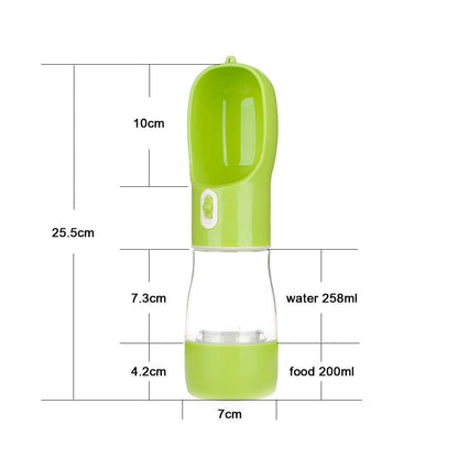 Hoopet Huisdier Fles Hond Water Feeder Kom Draagbare Water Voedsel Fles Huisdieren Outdoor Reizen Drinken Hond Kommen Water Kom Voor honden - Pampered Pets