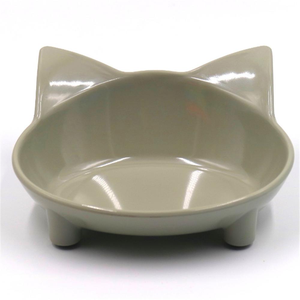 Anti-Slip Pet Single Bowl Cute Cat Shaped Feeding Food Bowls Puppy Feeder Drinking Water Bowl Cats Dogs Feeder Pets Supplies - Pampered Pets