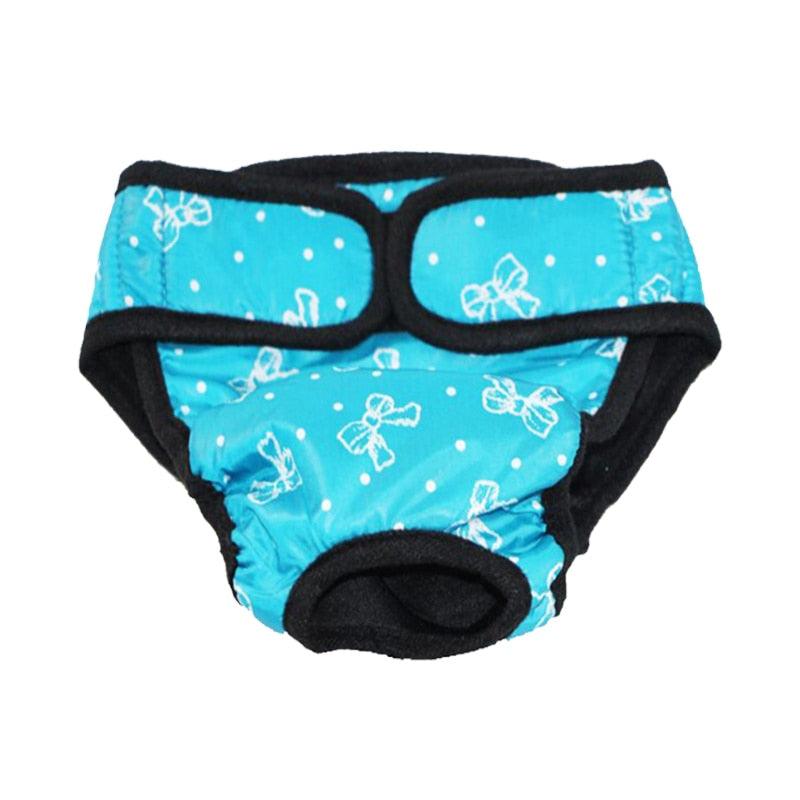 Pet Physiological Pants Diaper Sanitary Washable Female For Small Dog Panties Shorts Puppy Underwear Short Diaper Pet Underwear - Pampered Pets