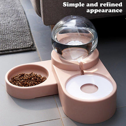 Hoopet Cat Bowl Dog Water Feeder Bowl Cat Kitten Drinking Fountain Food Dish Pet Bowl Goods - Pampered Pets