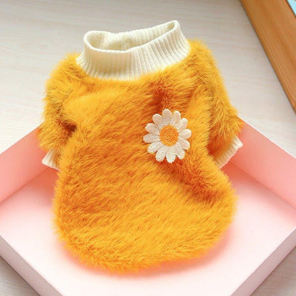 Winter Warm Cute Puppy Cat Dog Coat Jacket Sweet Pet Clothes for Small Dogs Pets Clothing Pomeranian Shih Tzu Sweater Costume - Pampered Pets