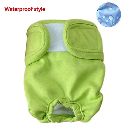 Pet Physiological Pants Diaper Sanitary Washable Female For Small Dog Panties Shorts Puppy Underwear Short Diaper Pet Underwear - Pampered Pets