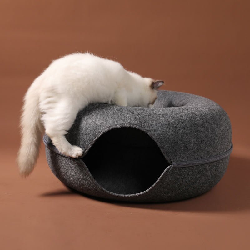 Pet Cat Cave Beds Nest with Cushion Mat | Pampered Pets