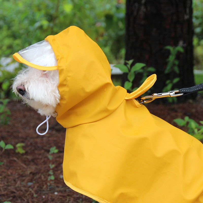 Cawayi Kennel Pet Small Large Dog Raincoat Waterproof Dog Clothes Outdoor Vest Coat Rain Jacket Dogs Poncho Pet Raincoats D2064 | Pampered Pets
