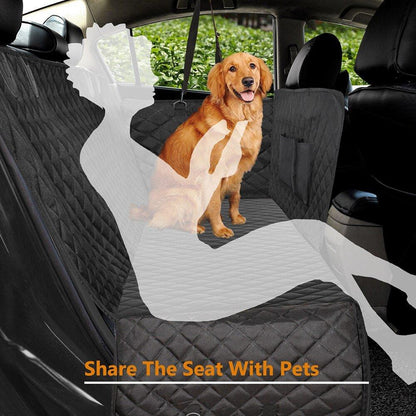 Dog Car Seat Cover Waterproof Dog Car Accessories Pet Dog Carrier Car Hammock Cushion Protector Travel Rear Back Seat Mat - Pampered Pets