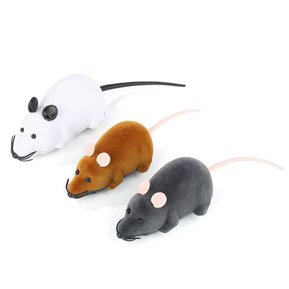 Plush Mouse Mechanical Motion Rat Wireless Remote Electronic Rat Kitten Novelty Funny Pet Supplies Pets Gift Cat Toys Cat Puppyt - Pampered Pets