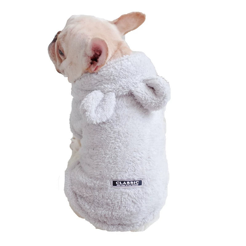 TT Stuffed Pajamas Home Spring & Fall Pet Toys Bear Hooded Coral Fleece Hoodie Jarre Aero Bull Schnauzer Clothes