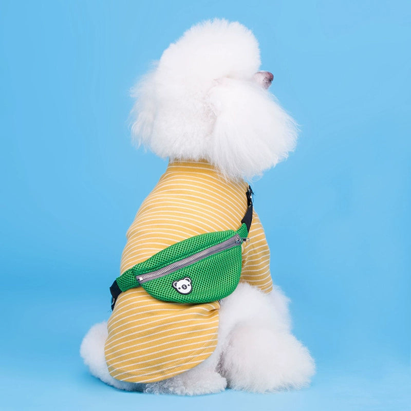 Dog Clothes Jarre Aero Bull Corgi Cat Pug Spring/Summer Pet Trendy Stripe Belt Bag Wallet T-shirt Sweatshirt New
