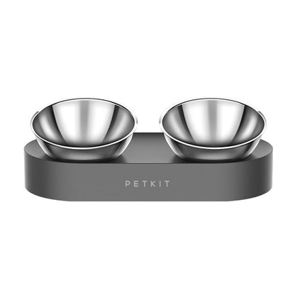 PETKIT Stainless Steel Pet Adjustable Feeding Bowl Double Feeder Bowls Water Cup Cat dog Drinking Bowls for pets feeding | Pampered Pets