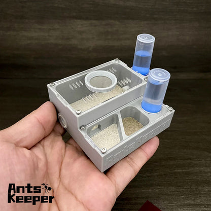 【Basic Farm】Ants Farm with Water Feeder for Ant Keeper New Queen and Small Ant Colony Ant House Anthill Formicarium Ant Nest