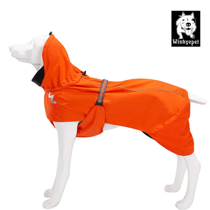 Winhyepet Dog Outdoor Harness Breathable Back-Slip Warm Waterproof Colth Traveling YG1872