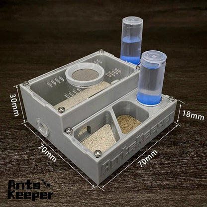 【Basic Farm】Ants Farm with Water Feeder for Ant Keeper New Queen and Small Ant Colony Ant House Anthill Formicarium Ant Nest