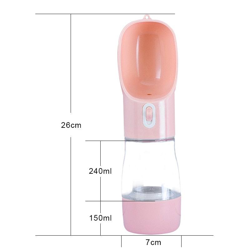 Hoopet Huisdier Fles Hond Water Feeder Kom Draagbare Water Voedsel Fles Huisdieren Outdoor Reizen Drinken Hond Kommen Water Kom Voor honden - Pampered Pets